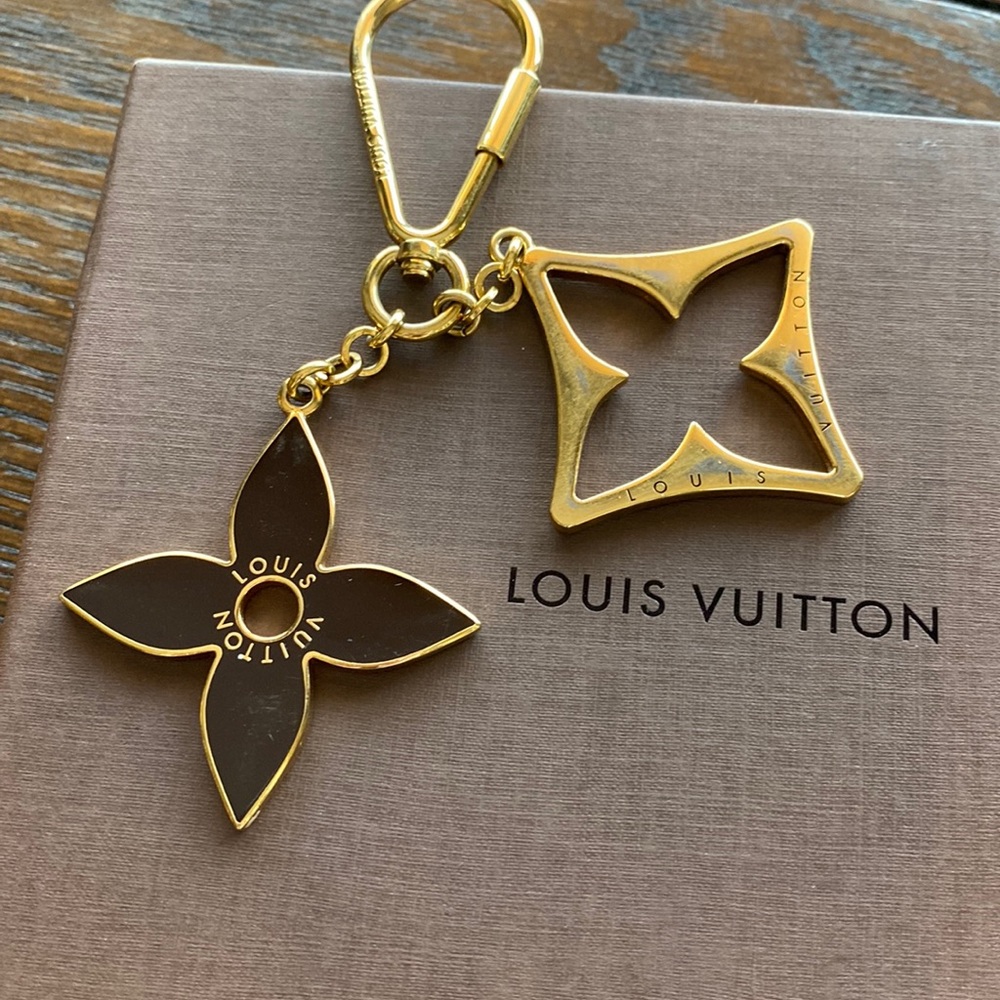 Louis Vuitton LOUIS VUITTON Monogram Flower Portocre Puzzle Charm M66184